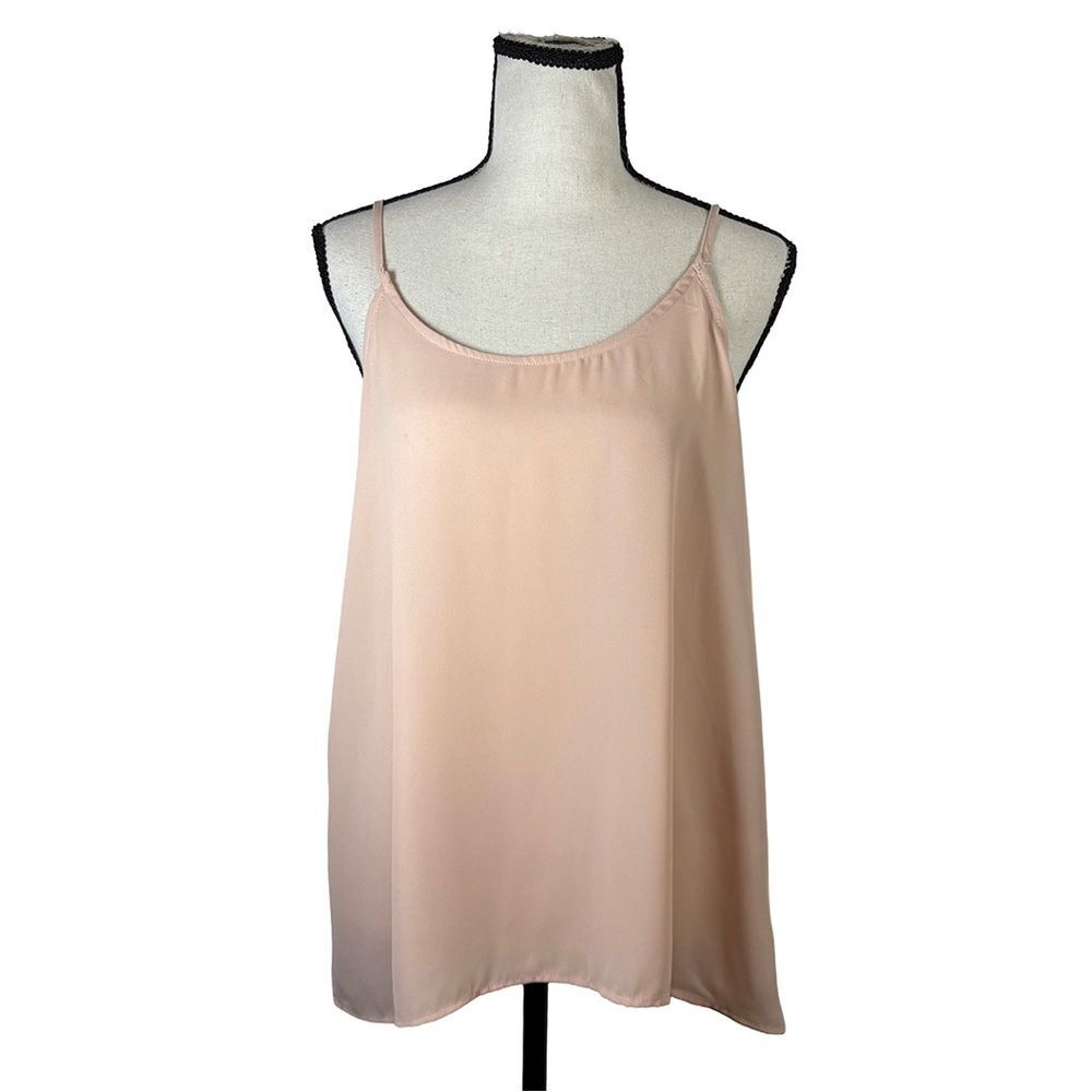 Iris Los Angeles Blush Pink Open Back Cami Tank Top | Minimalist Slip Style